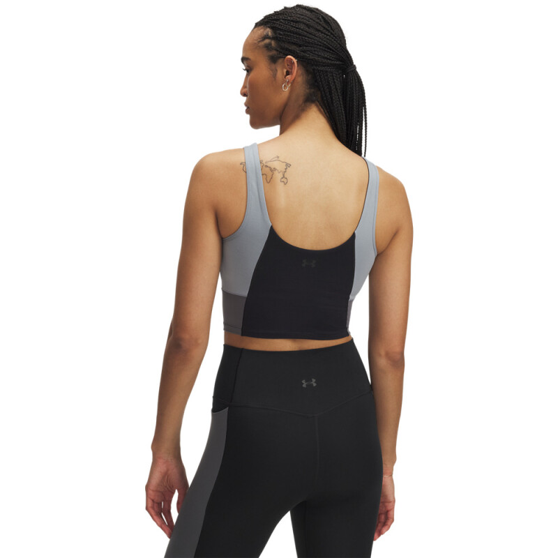 Meridian Colorblock Tank-BRN BLK-002