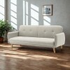 Sillón Cama Mìa en Tela Gris