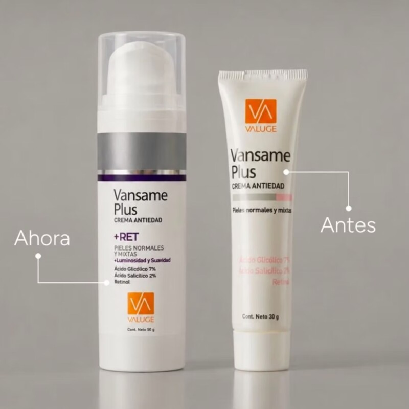Vansame Plus Crema Antiedad 50 Grs. Vansame Plus Crema Antiedad 50 Grs.