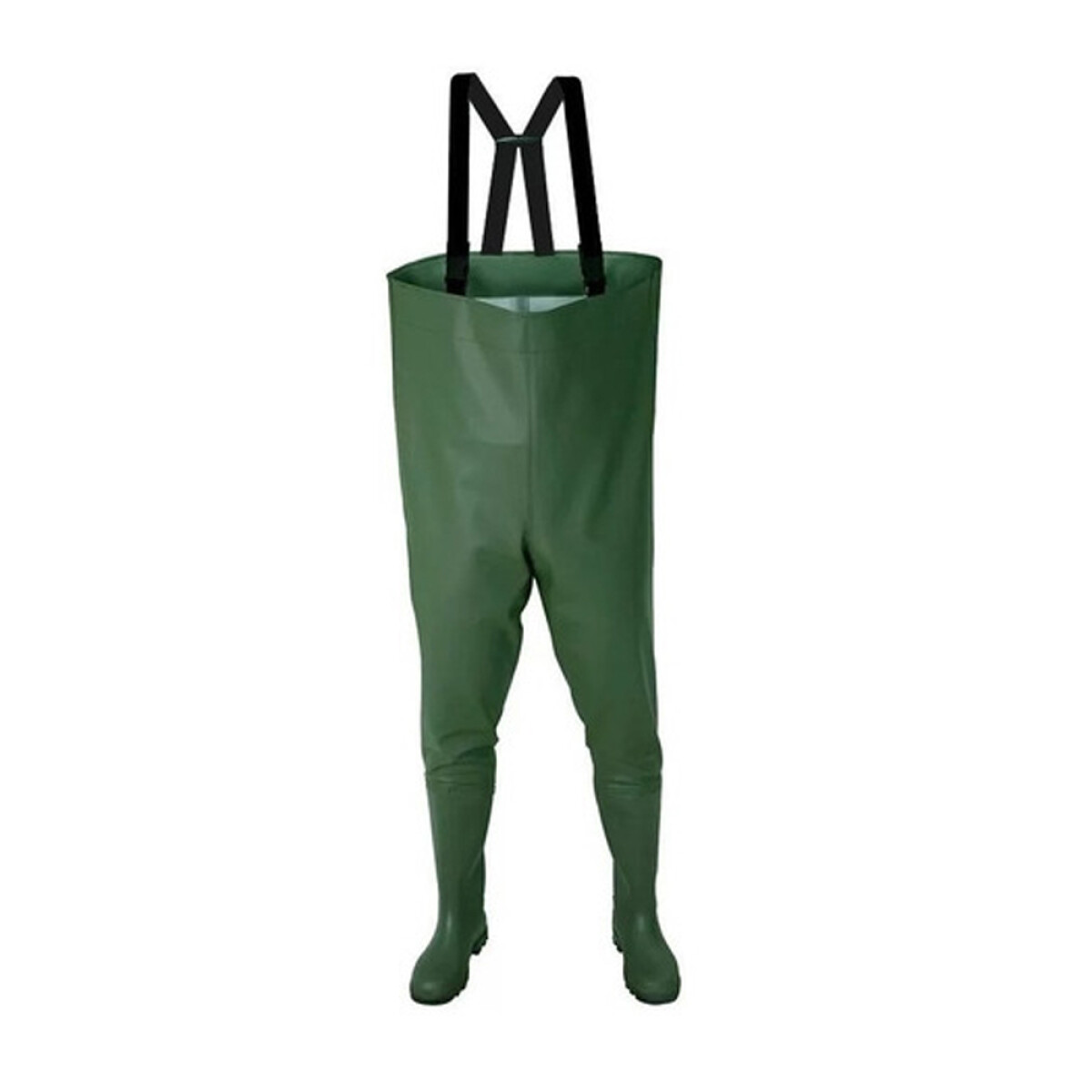 Wader Pantalon Para Pesca Completo Pvc Super Resistente - Verde 