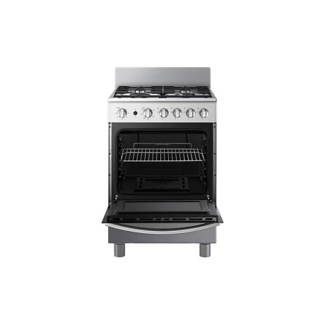 Cocina a Gas con 4 Quemadores con Quemador Rápido Silver