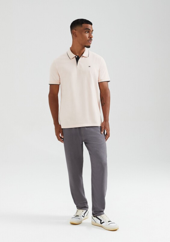 CAMISA POLO MM MASC BEGE CLARO