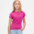 FRCH SS RIBBED TEE BRIGHT FUCHSIA 026