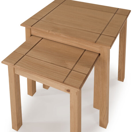 JUEGO DE MESAS AUXILIARES DE APOYO MADERA MACIZA – 2 PIEZAS CON DISEÑO CLÁSICO JUEGO DE MESAS AUXILIARES DE APOYO MADERA MACIZA – 2 PIEZAS CON DISEÑO CLÁSICO