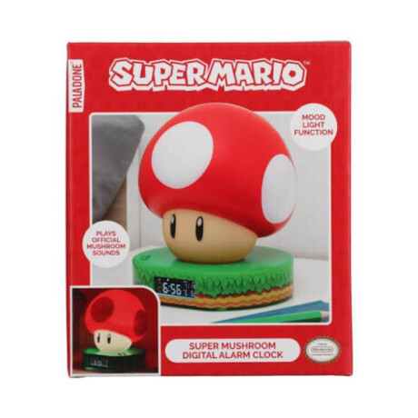 Reloj Despertador Super Mario - Super Mushroom Digital Alarm Clock Reloj Despertador Super Mario - Super Mushroom Digital Alarm Clock