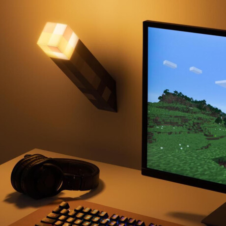 Lampara Minecraft - Torch Light Lampara Minecraft - Torch Light