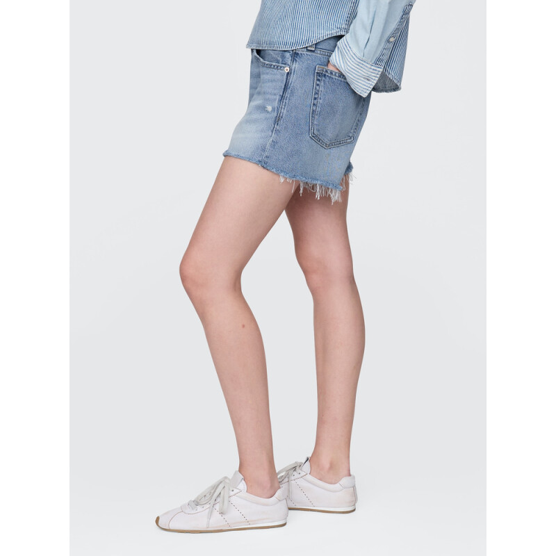 HOT RELAXED CUT OFF SHORT LT DASHLER LIGHT INDIGO 1