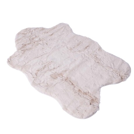 ALFOMBRA POLIESTER NATURAL-BEIGE RABIT SKIN