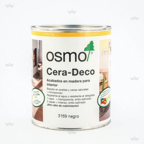 OSMO 3169 CERA-DECO COLOR INTENSO NEGRO 0.75 LT. N/A