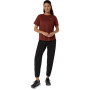 Polo Running Asics Silver SS Top Mujer Singed Red