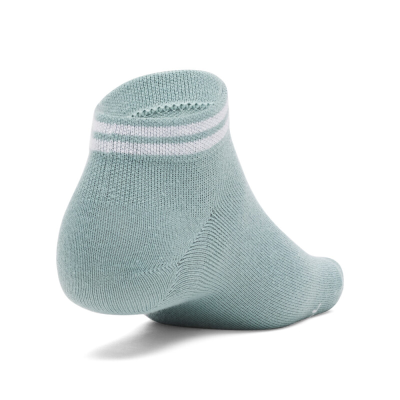 UA Essential Low Cut 3pk-PNK GRN-323