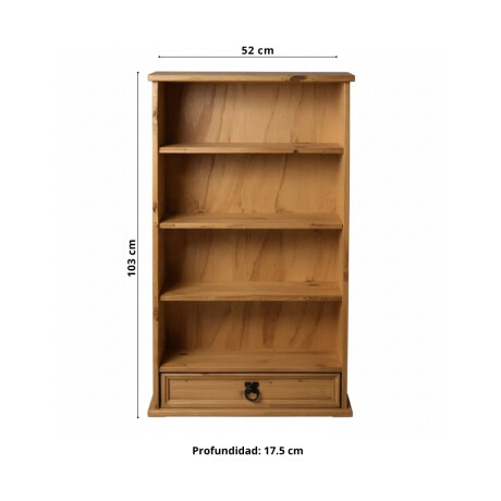 ESTANTERIA EN MADERA MACIZA MADERA