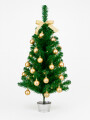 ARBOL SET CON BOLAS Y LUCES DORADO
