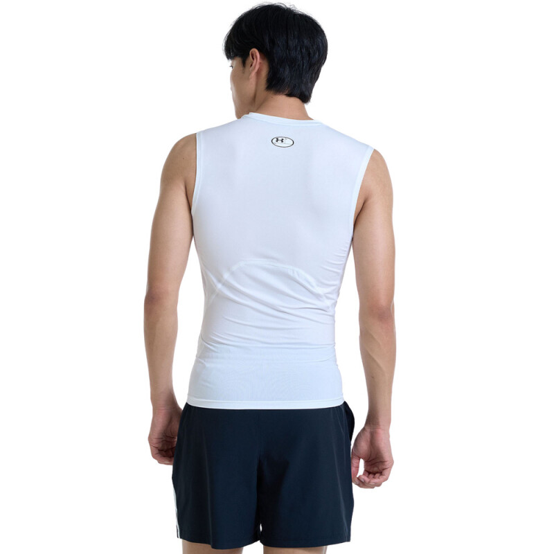 UA HG Armour Comp SL-WHT WHT-100