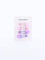 SAPITOS POM POM PACK X 4 LILA