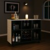 MESA DE BAR SOLEA MIRROR Plateado - -