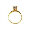 Anillo Solitario-Oro bajo-Piedra zirconia-AN8055 conpiedra
