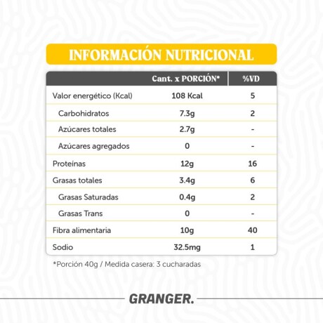 Chia Puddings Proteicos Premezcla Chocolate GRANGER. 280g Chia Puddings Proteicos Premezcla Chocolate GRANGER. 280g
