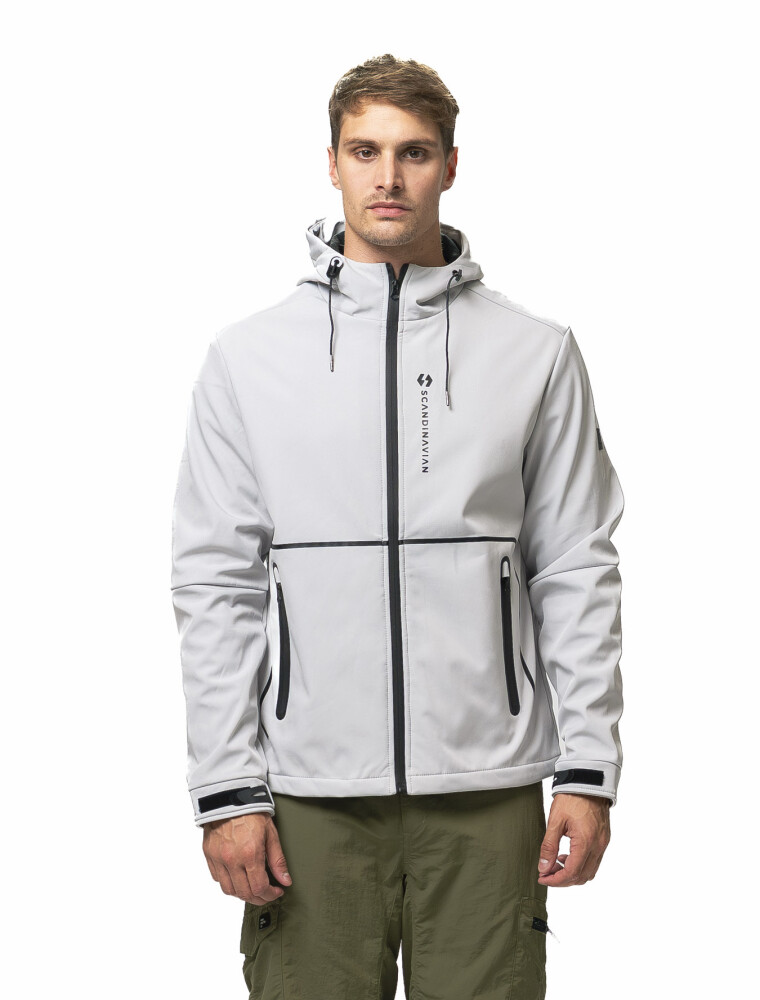 Campera Neopreno Scandinavian Santa Fe Gris Claro