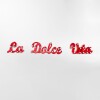 LUMINARIA DE PARED LA DOLCE VITA ROJO - -