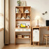 Escritorio Con Cajones Y Estantería 70 Cm Mdf Mövi Esh0008m ESCRITORIO MOVI MARRON ESH0008M