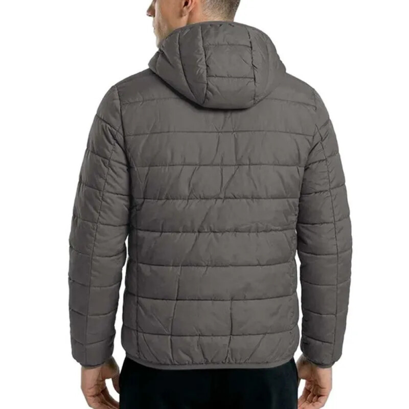 CAMPERA GD MEN C/CAP gris city