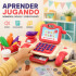 Caja Registradora Infantil Juguete C/ Sonido y Accesorios Color Rosa