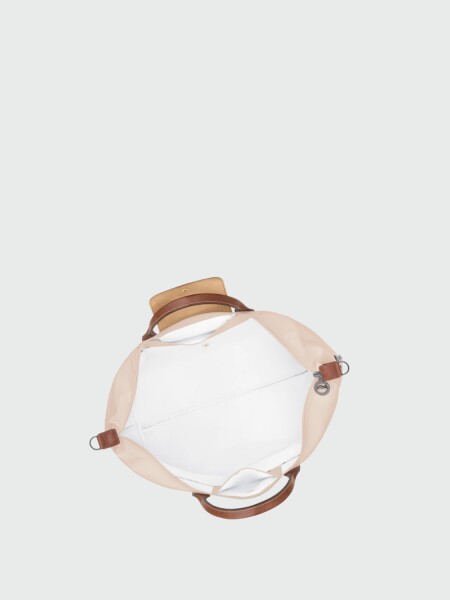 LONGCHAMP - LE PLIAGE ORIGINAL, BOLSO DE VIAJE AMPLIABLE Marfil