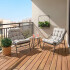 JUEGO DE PATIO OKINAWA DE ACERO 3 PIEZAS JUEGO DE PATIO OKINAWA DE ACERO 3 PIEZAS