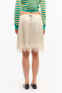 MIDI SATIN LACE Crudo