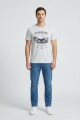 Camiseta estampada Ballena GRIS MELANGE