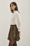 Falda Pleats Wild Negro