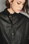 Camisa Boys Cuero Negro