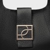 Bolso Signature en cuero graneado Negro