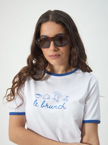 REMERA LE BRUNCH BLANCO