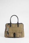 Briefcase con llavero verde