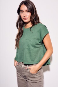 Remera Algodón Verde