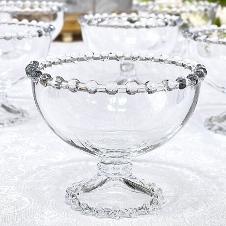 Juego 6 Compoteras Vidrio Bella Perla Alto 10cm x Ø 10cm Juego 6 Compoteras Vidrio Bella Perla Alto 10cm x Ø 10cm