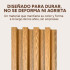Pack x50 Wpc Simil Madera Wall Panel Lambrin 2.90x16.7 Color Marrón Madera 2