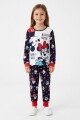 Pijama m/l largo niña MICKEY & MINNIE AZUL MARINO