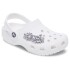 Jibbitz Silver leaf gem charm Multicolor