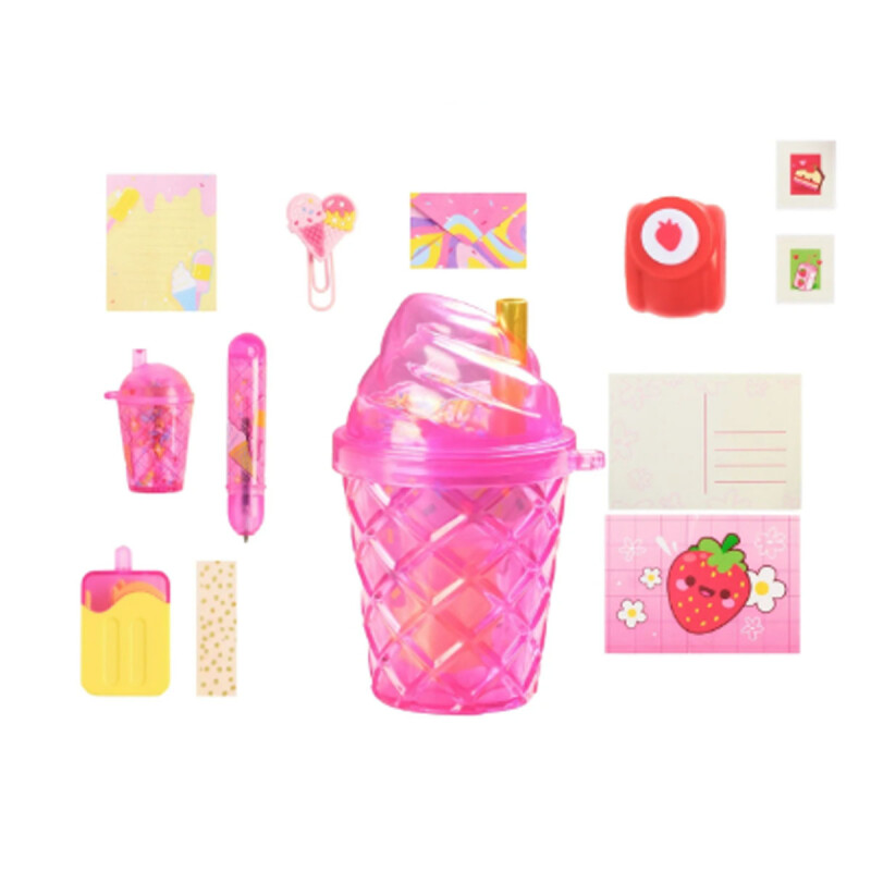 Vasos Mini Cute Cups Real Littles Accesorio de Mochila Real Littles Sundae Luxe