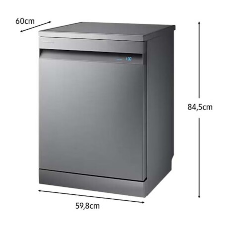 Lavavajillas Samsung 14 Cubiertos Silver DW60M6050FS Lavavajillas Samsung 14 Cubiertos Silver DW60M6050FS