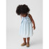 SL DNM BOW DRESS MEDIUM WASH