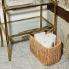 Cesta cuadrada Jacinto de agua Cesta cuadrada Jacinto de agua