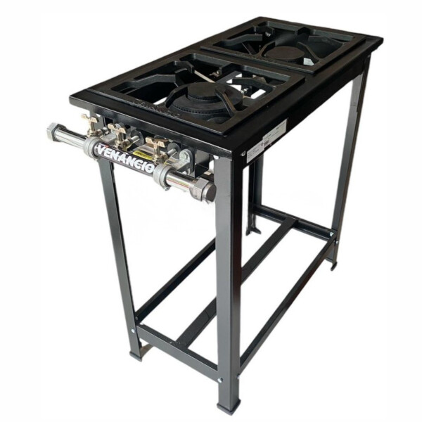 Anafe Industrial 2 Hornallas 1 Fuego Doble | Venancio E2 Anafe Industrial 2 Hornallas 1 Fuego Doble | Venancio E2