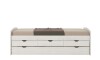 Cama Marinera 1 Plaza Con Cajones - Ulli Blanco