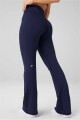 Pantalón Pureluxe High-Waisted Tlc Kick Flare Mujer Deep Navy