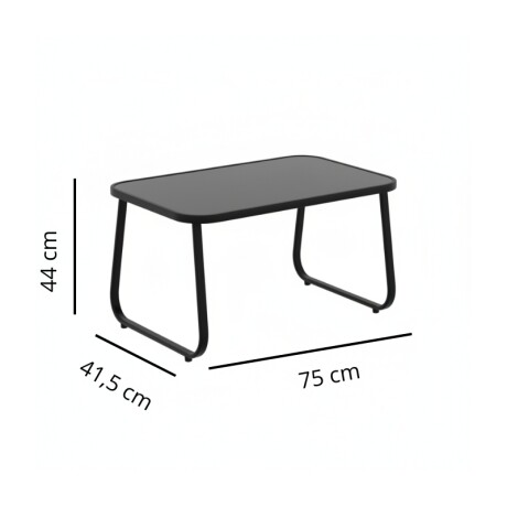 SET DE JARDIN 4 PIEZAS HIERRO - NEGRO Set De Jardín 4 Piezas Hierro Negro