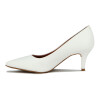 Zapato Vizzano Mujer Lxv Taco 7cm Punta Fina Blanco